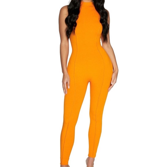 naked wardrobe Pants - Naked wardrobe orange jumpsuit. Brand new